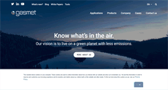 Desktop Screenshot of gasmet.com