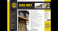 Desktop Screenshot of gasmet.sk